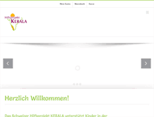 Tablet Screenshot of hilfsprojekt-kerala.org